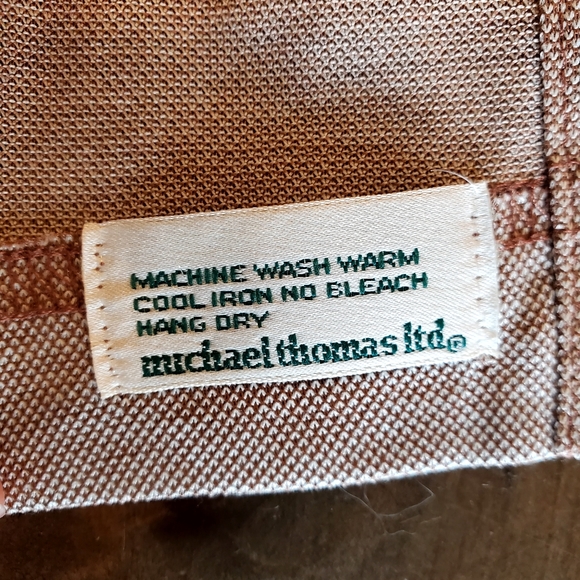 Michael Thomas Polo Egyptian Nile Cotton Made In Italy - Picture 6 of 6